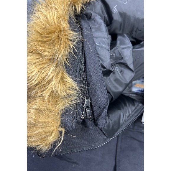 Jordan Craig Mens Black Hooded‎ Parka Jacket Fur Trim Big Size 6XL Winter Coat - Picture 11 of 12